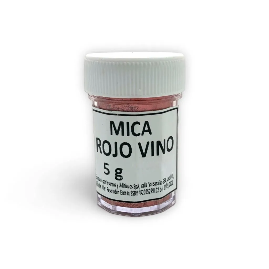 MICA ROJO VINO - 5 g