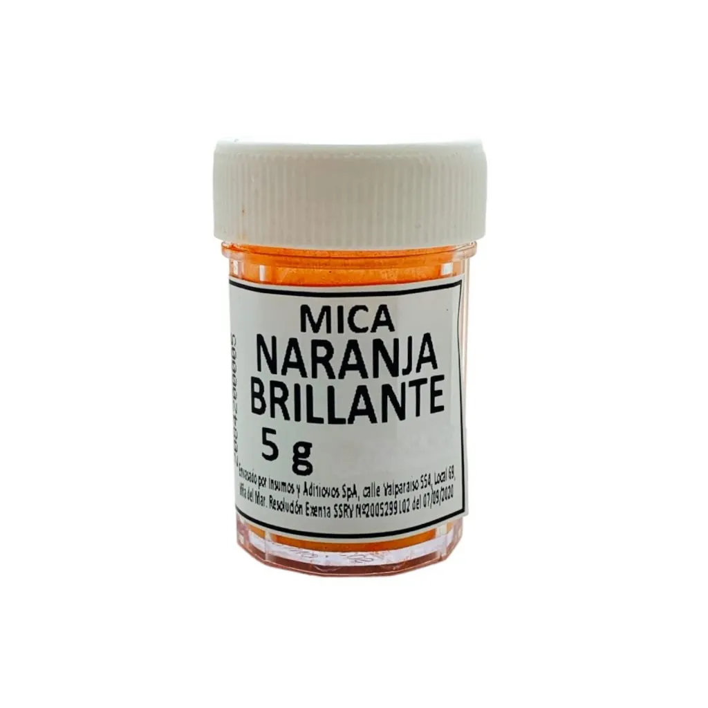 MICA NARANJA BRILLANTE - 5 g