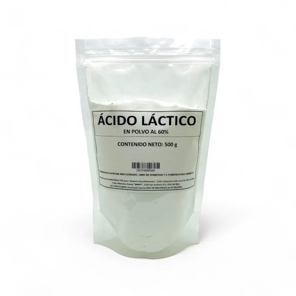 ÁCIDO LÁCTICO 60% POLVO - 500 g