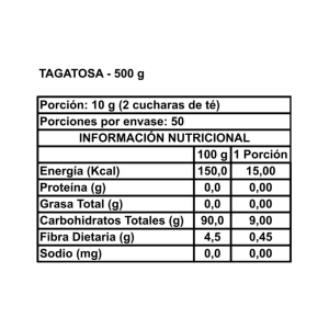 TAGATOSA EN POLVO PURA – 500 g