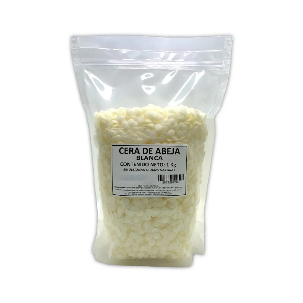 CERA DE ABEJA BLANCA - 1 Kg