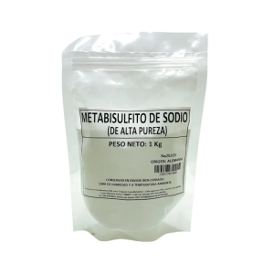 METABISULFITO DE SODIO ALTA PUREZA – 1 Kg