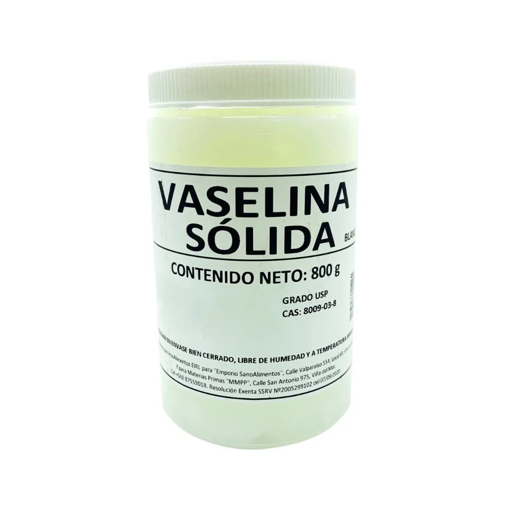 VASELINA SÓLIDA BLANCA - 800 g VASELINA SÓLIDA BLANCA - 800 g