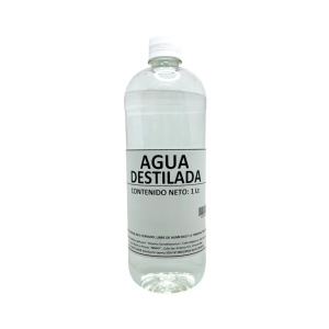 AGUA DESTILADA (DESMINERALIZADA) – 1 Lt