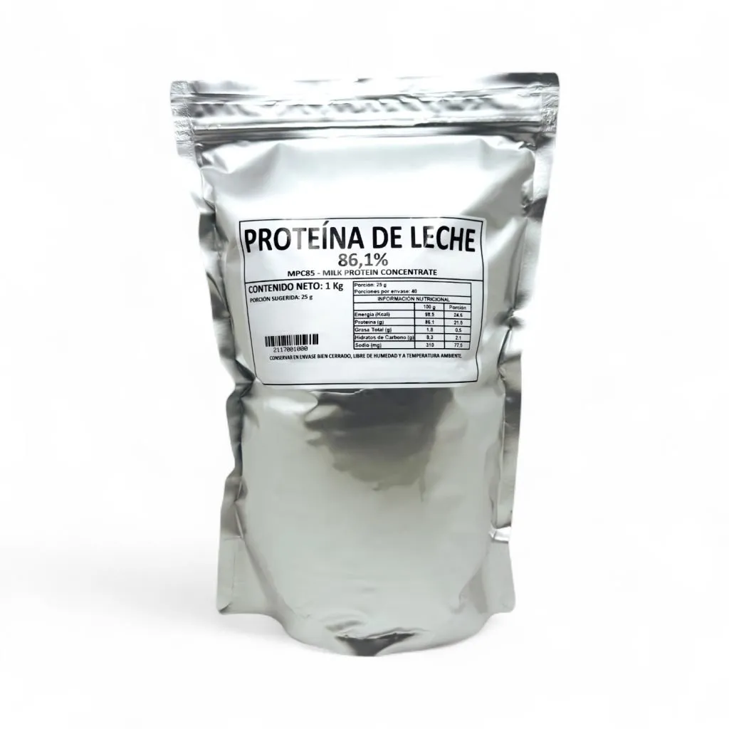 PROTEÍNA CONCENTRADA DE LECHE (MPC85) 85% - 1 Kg