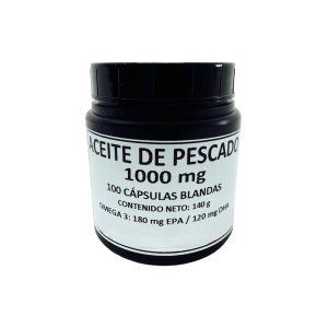 CÁPSULAS BLANDAS DE ACEITE DE PESCADO – 100 un