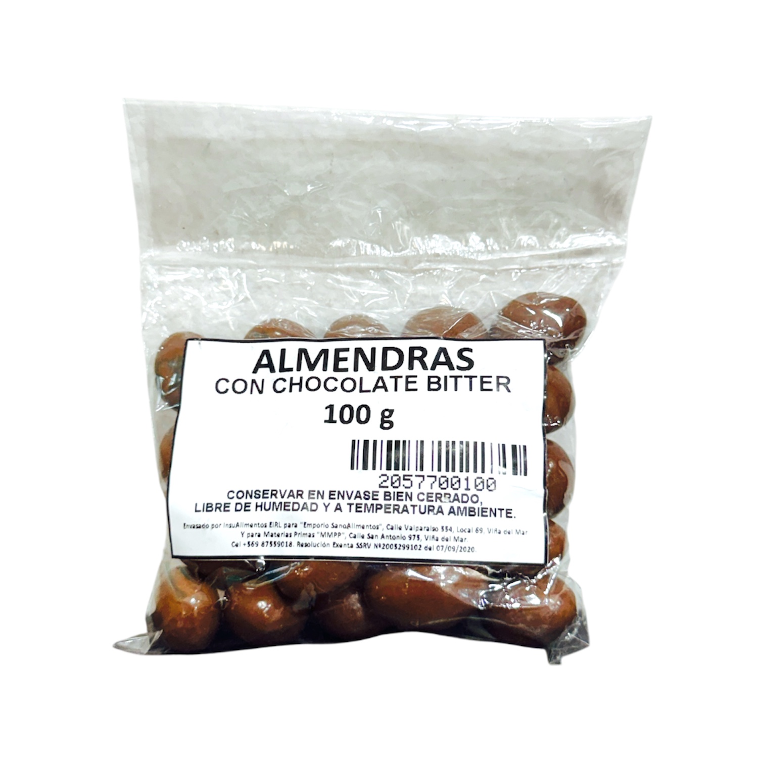 ALMENDRA CON CHOCOLATE PREMIUM 100 g