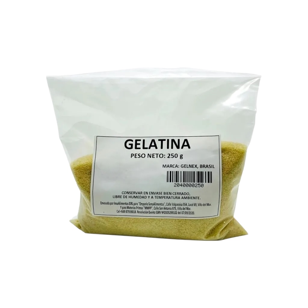 GELATINA 220 BLOOM - 250 g GELATINA 220 BLOOM - 250 g