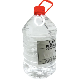 AGUA DESTILADA (DESMINERALIZADA) – Bidón 5 Lts